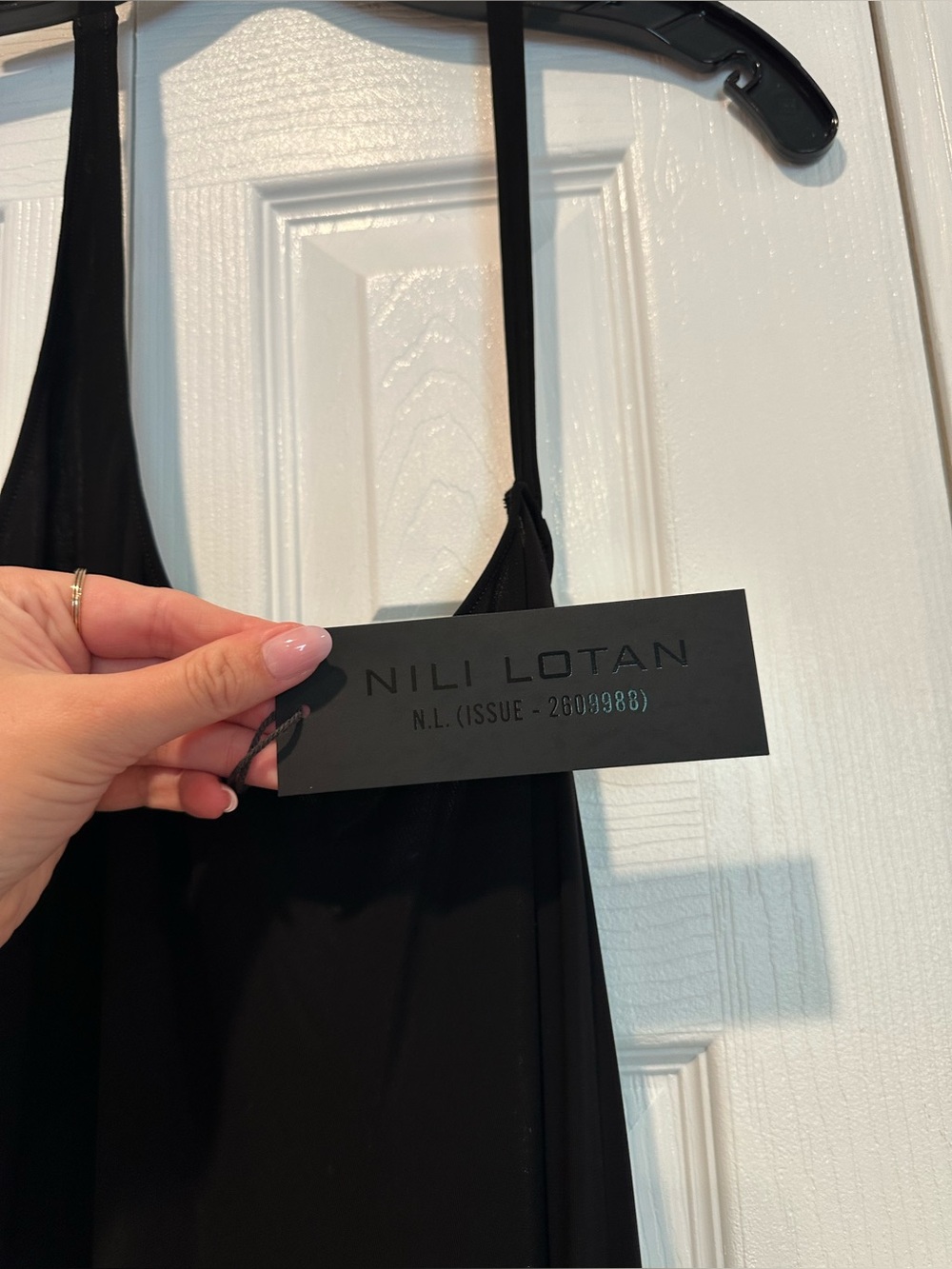 Nili Lotan Manette Cutout Jersey Dress - Picture 6 of 6